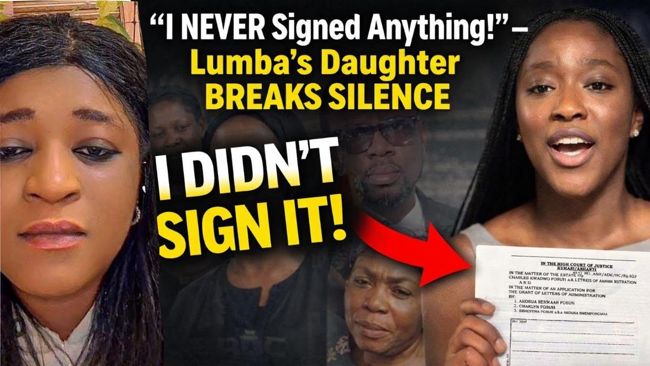 🔴“I Didn’t Sign Any Document: Lumba’s Daughter Withdraws from L.A. | Full Video”