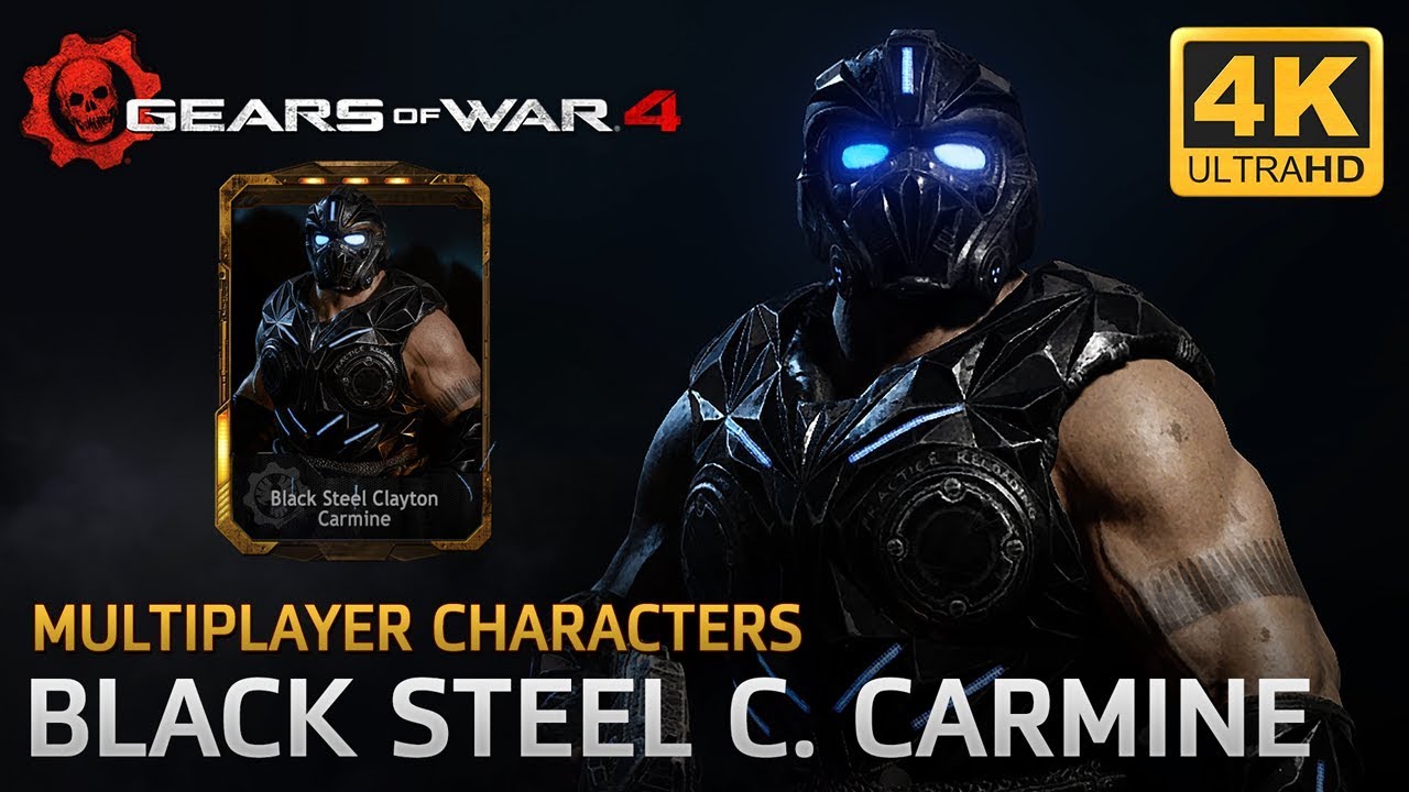 Gears of War 4 - Multiplayer Characters: Black Steel Clay Carmine