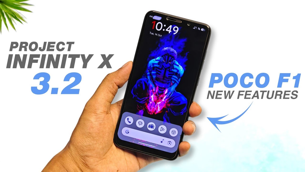 POCO F1 - Project Infinity X 3.2 Android 16 Update 🔥 Header Image And More Features