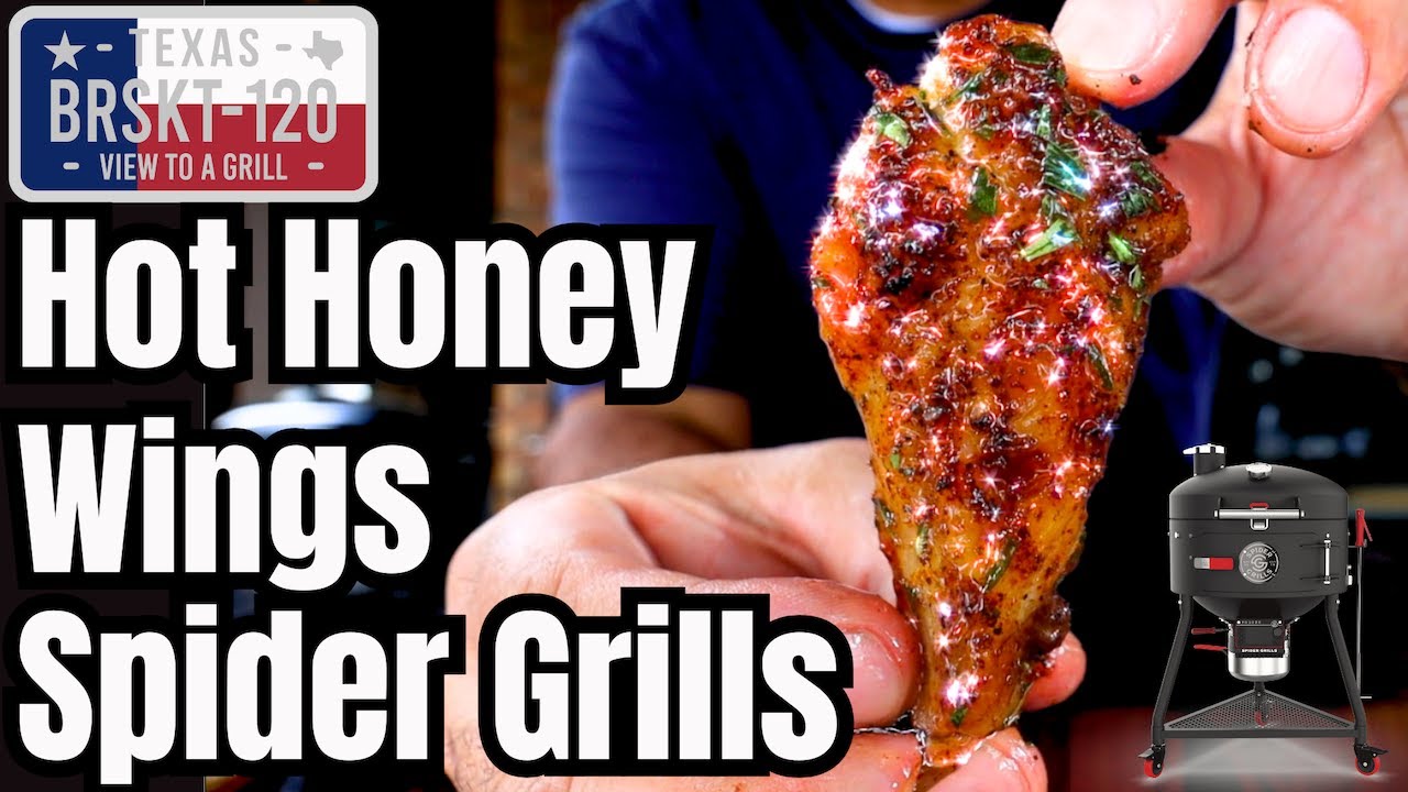 Direct Heat Hot Honey Wings - Spider Grills Huntsman