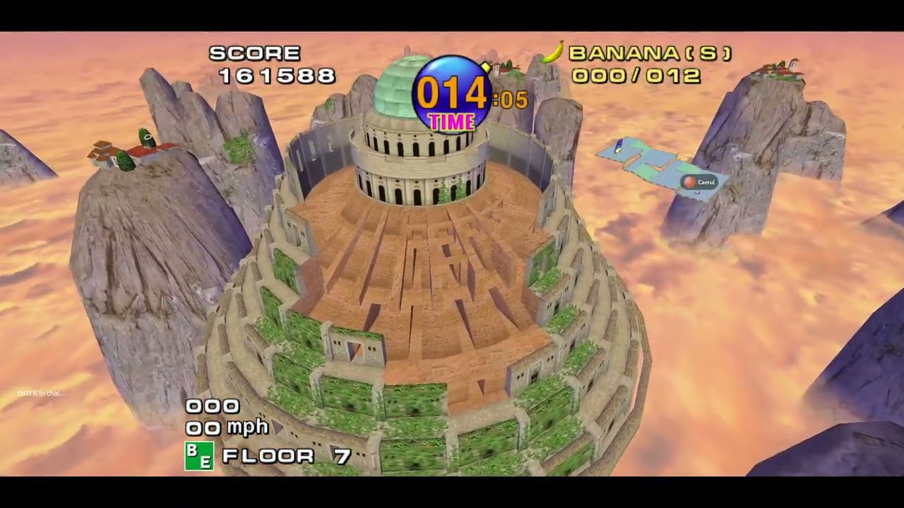 Super Monkey Ball multiplayer and chained together!