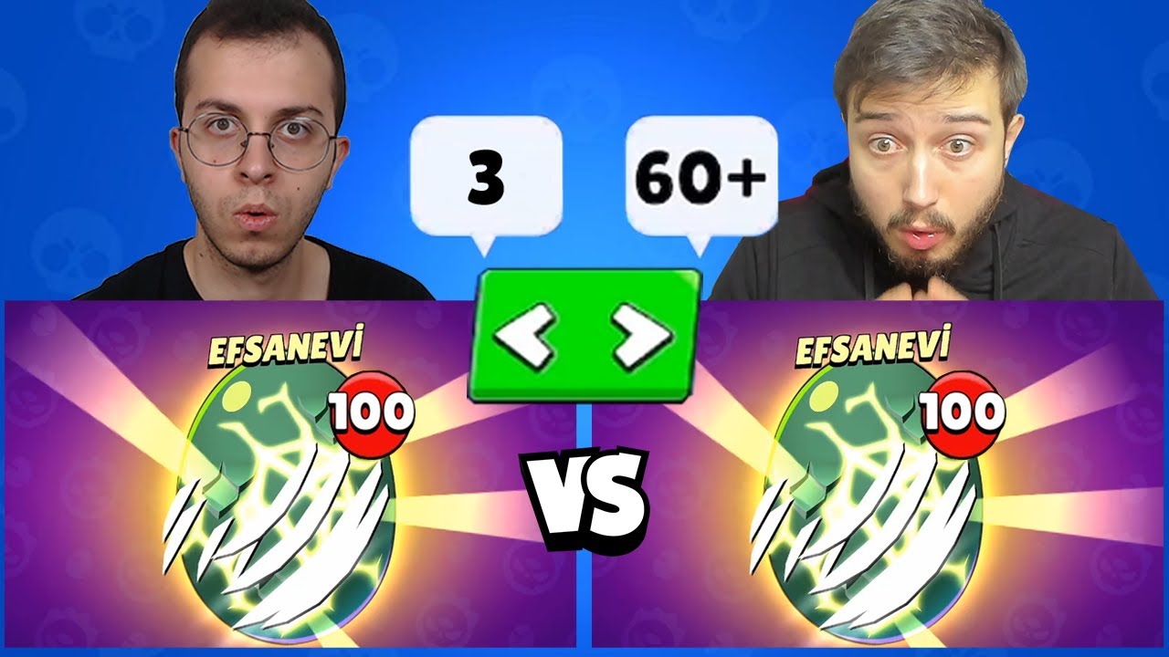 3 YAŞINDAKİ HESAP vs 60 YAŞINDAKİ HESAP ( 200 CANAVAR YUMURTASI AÇTIK ) !!! - Brawl Stars