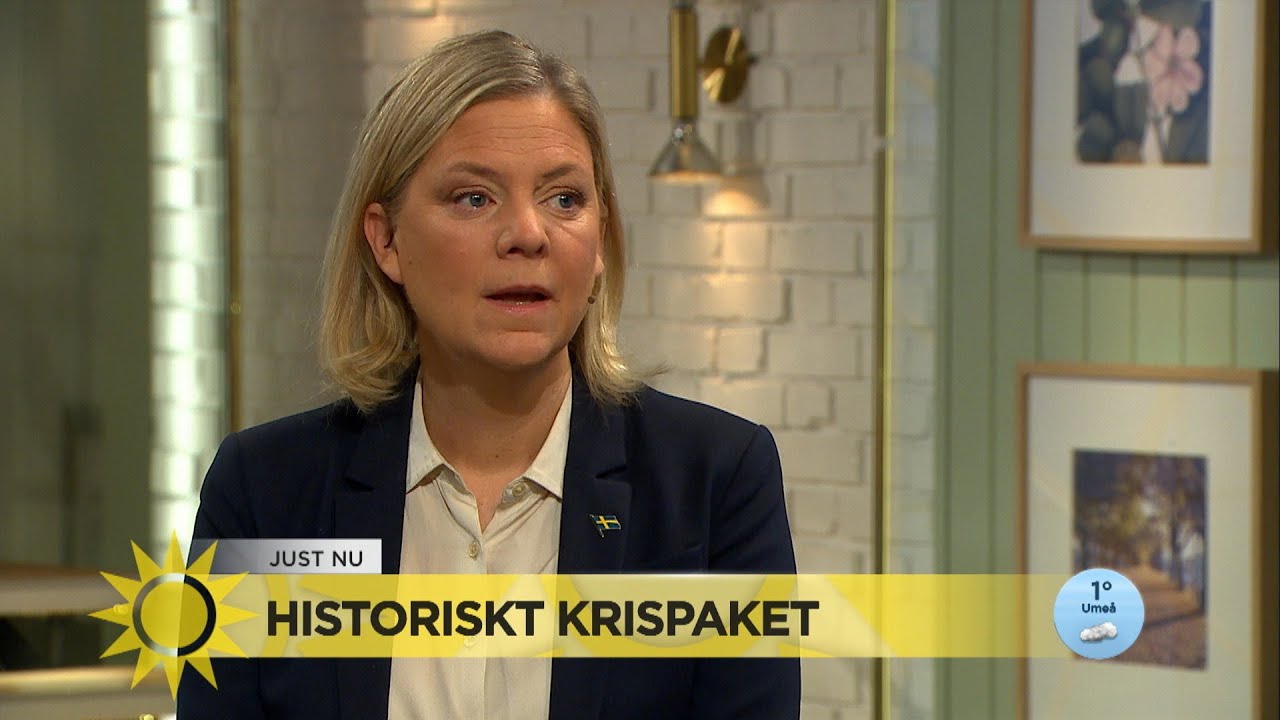 Magdalena Andersson: ”Coronaviruset kommer påverka alla i hela Sverige ekonomi… - Nyhetsmorgon (TV4)