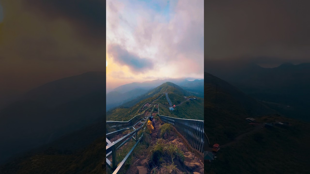 A walk through the misty magic of #illikkalkallu ❤️ #KeralaHills #MistyMountains #NatureShorts