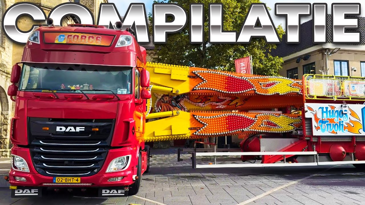 Kermis Opbouw/Transport Compilatie 2023/2024