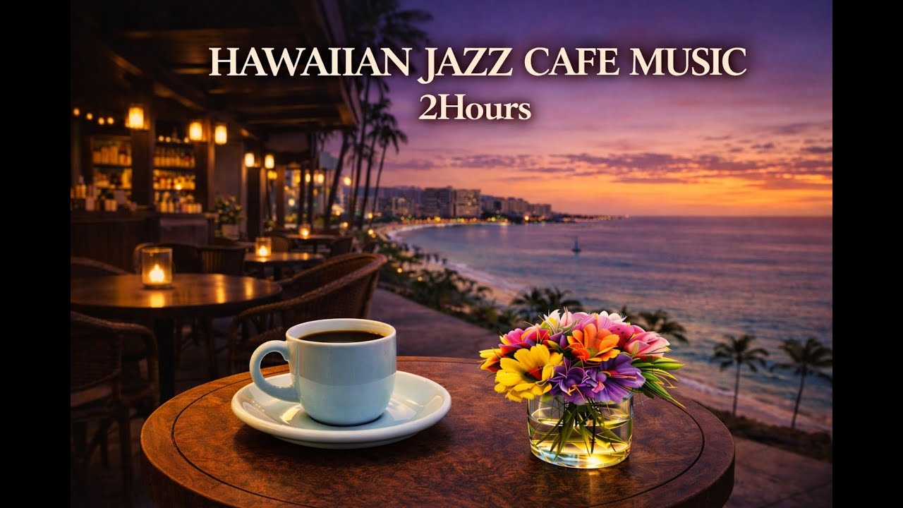 2 Hours of Hawaiian Jazz Calm Café Music for Study, Work, and Deep Focus – Vol.11