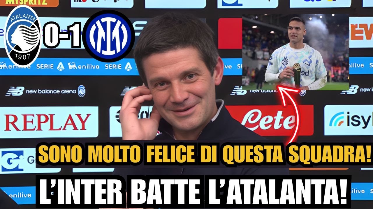 CHIVU IN CONFERENZA POST-PARTITA DOPO LA VITTORIA DELL&rsquo;INTER CONTRO L&rsquo;ATALANTA: ATALANTA 0-1 INTER