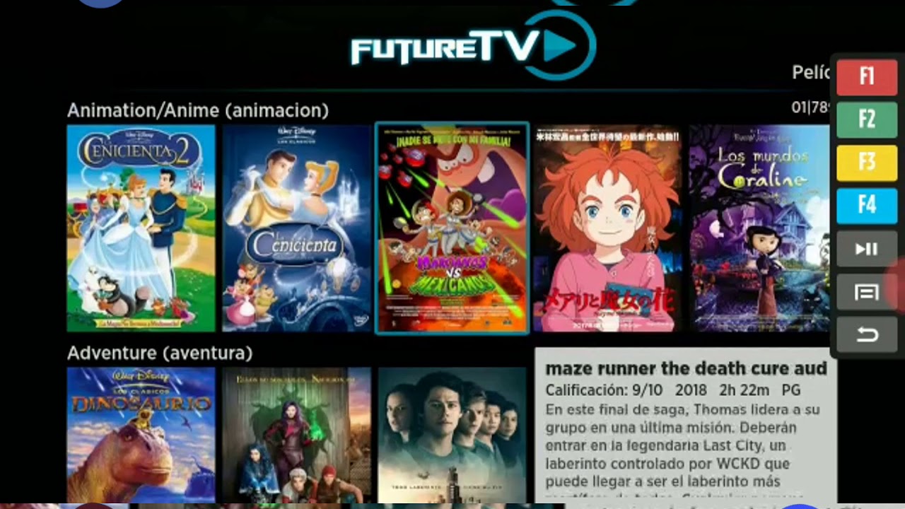 Una peque&ntilde;a demostraci&oacute;n de lo que es la app futuretv