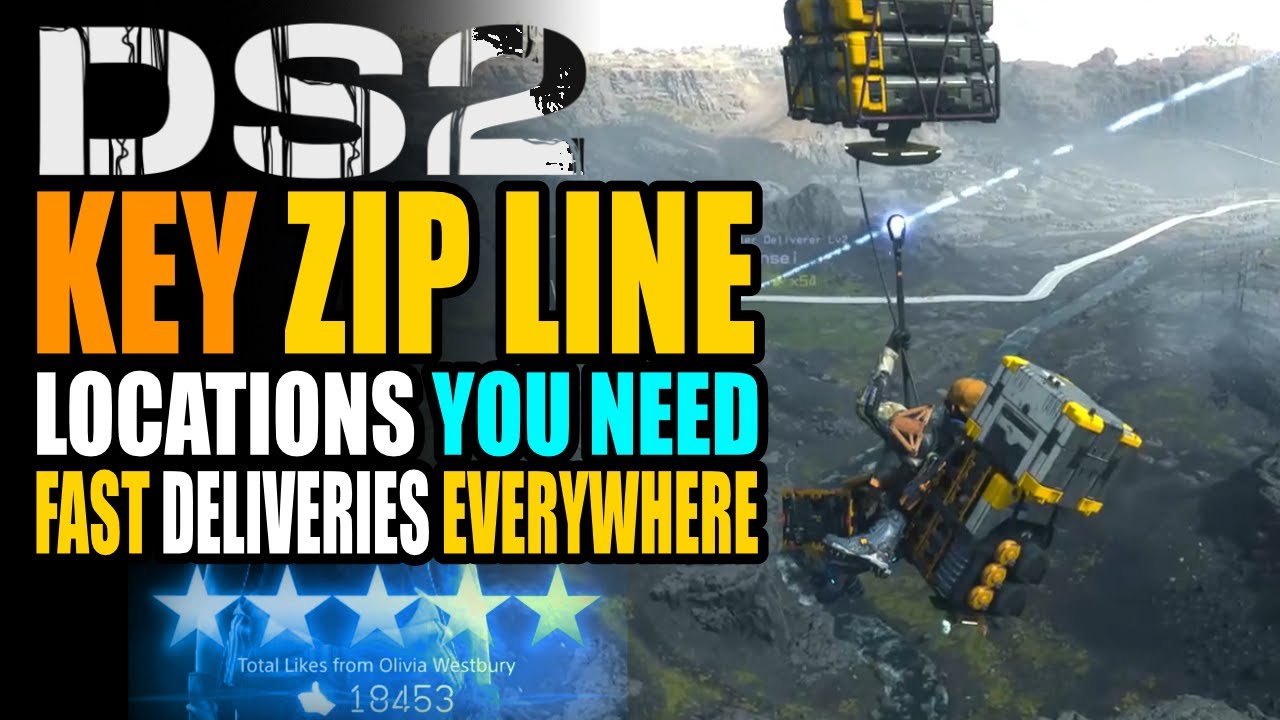 Best Zip Line Locations For Fast Deliveries Death Stranding 2 On the Beach