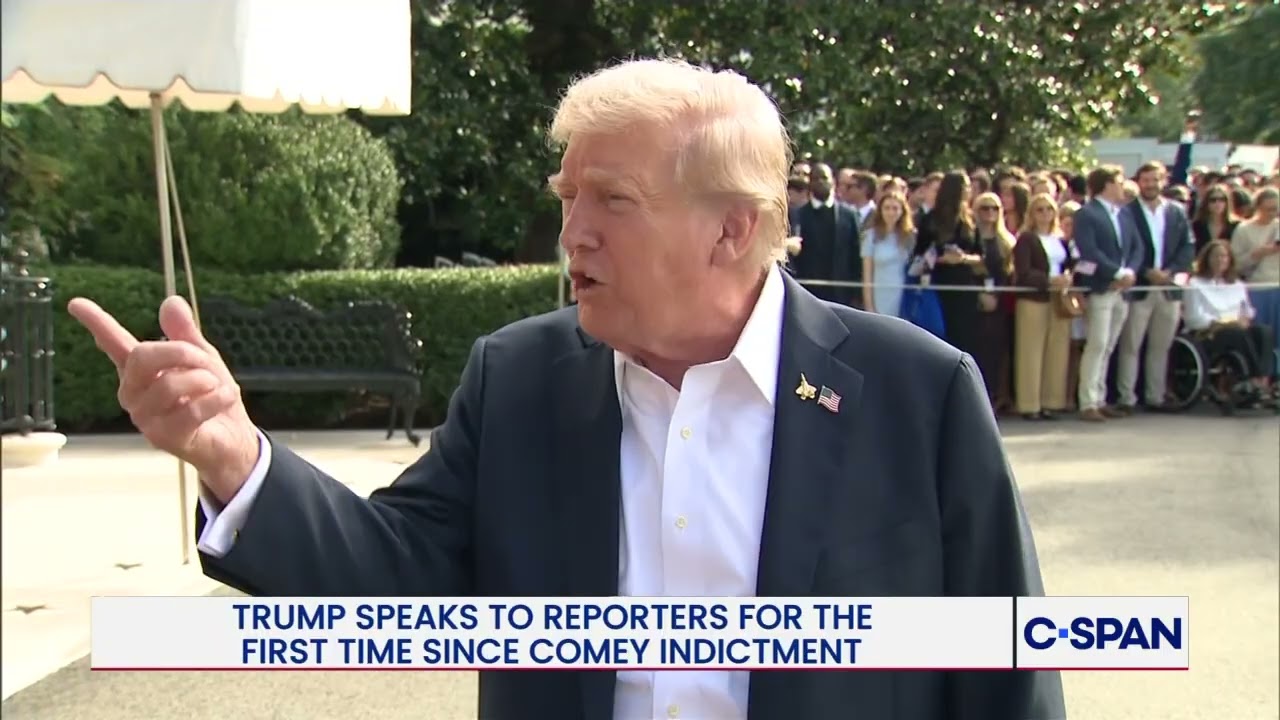 President Trump on James Comey Indictment