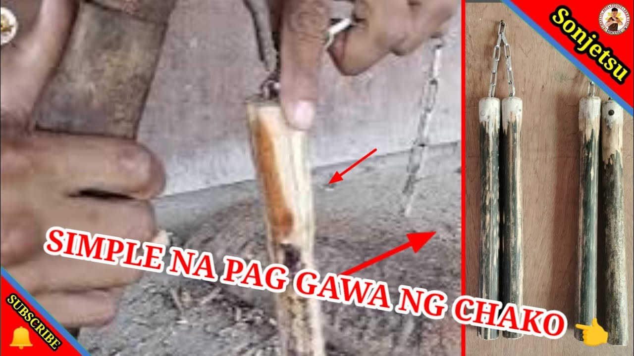 PAANO GUMAWA NG CHAKO | Gumawa ulit ako ng chako | D.I.Y. NUNCHAKU  | @Sonjetsu