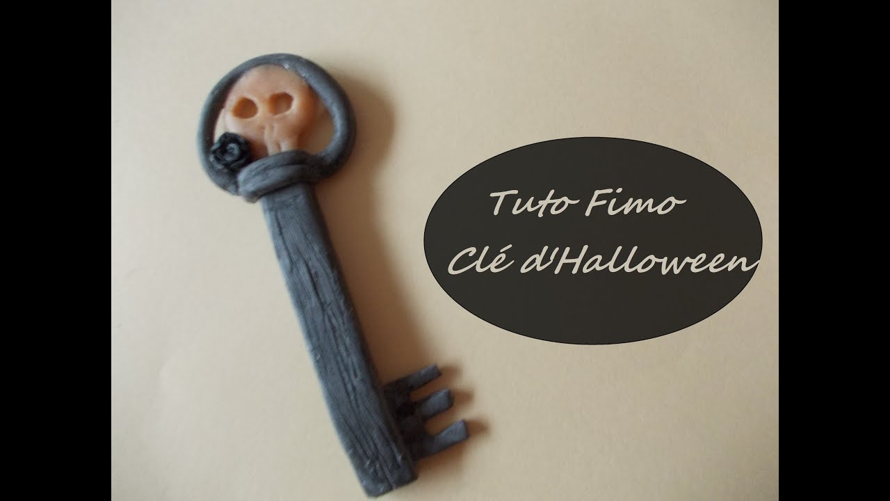 Tuto Fimo #2 : Clé d'Halloween