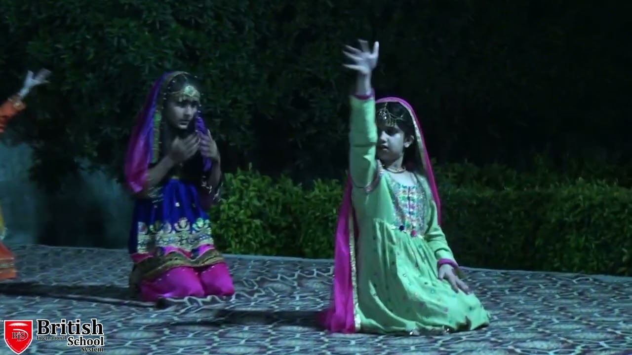 Balochi Culture Performance by Girls at British International School Burewala