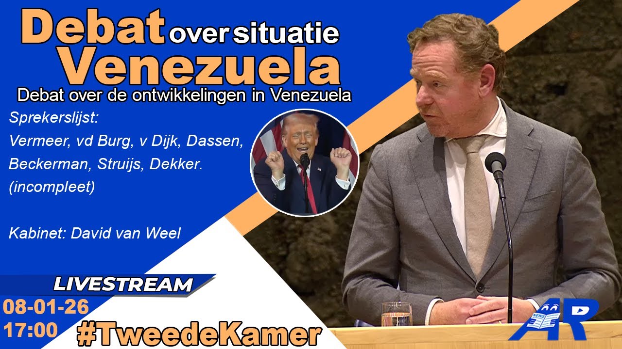 Terugkijken: Debat over de ontwikkelingen in Venezuela - Tweede Kamer