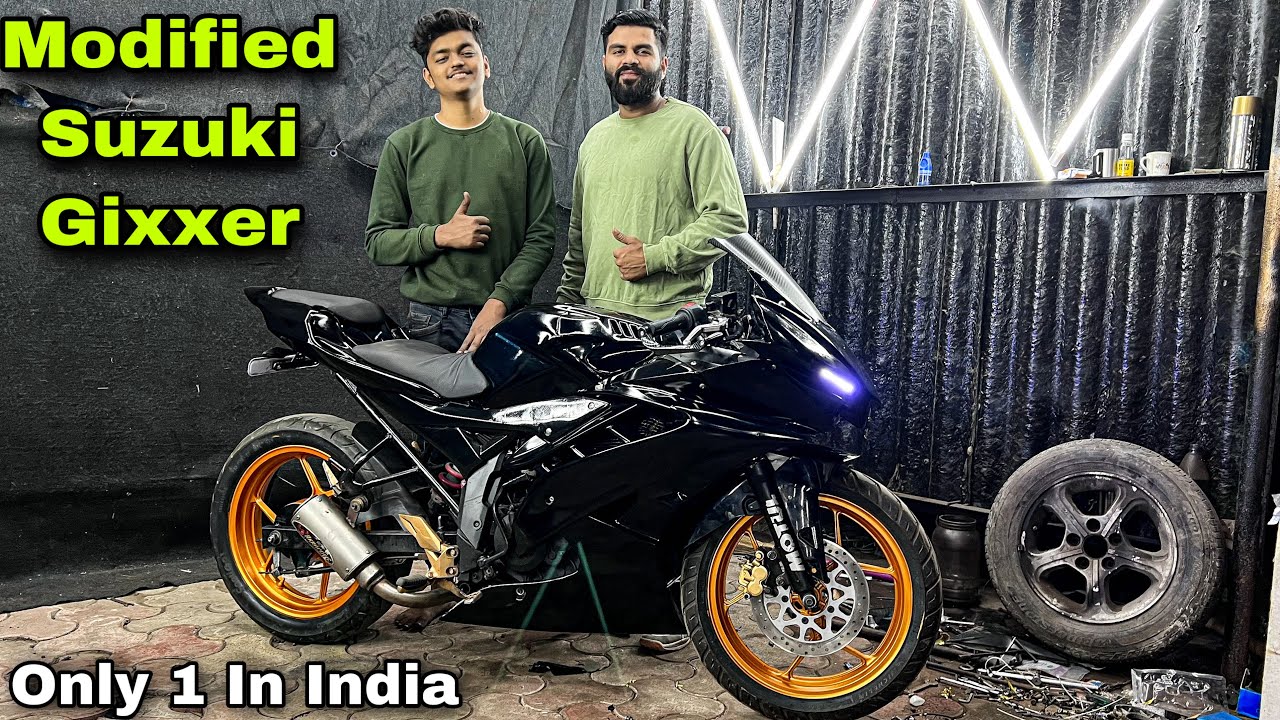Finally Suzuki Gixxer Heavily Modified Into A Big Bulky Bike 🔥🔥