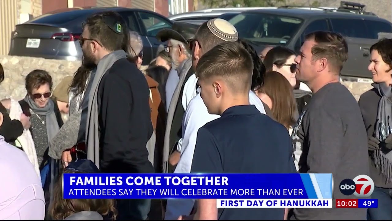 El Paso families mark first night of Hanukkah with resilience after Bondi Beach shooting