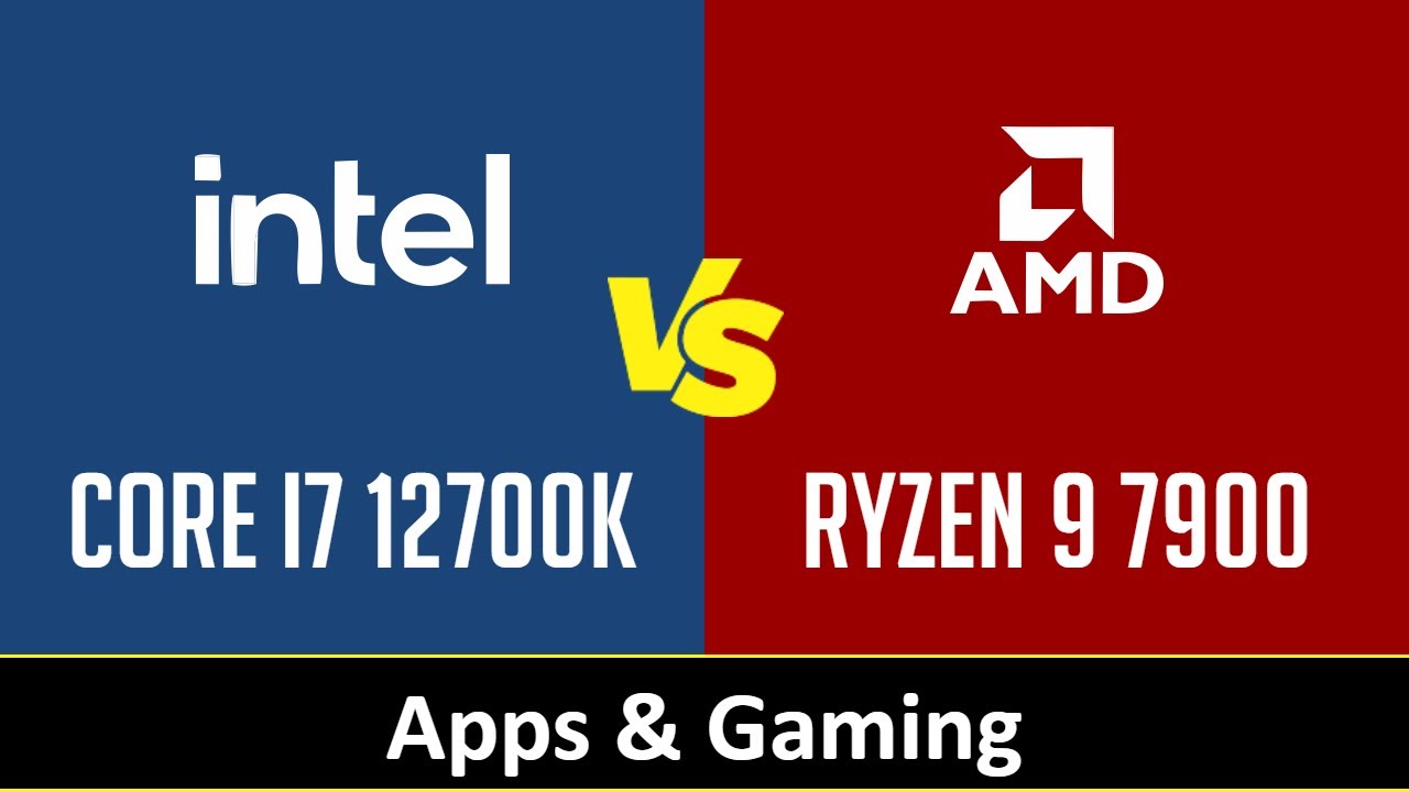 Intel Core i7 12700K vs AMD Ryzen 9 7900 - Apps & Gaming (RTX 4090)
