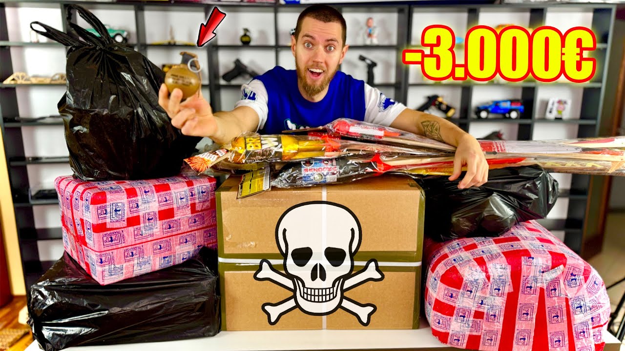 3000€ Silvester Feuerwerk auspacken inklusive 1000€ Ultra Polenböller Mystery Box!