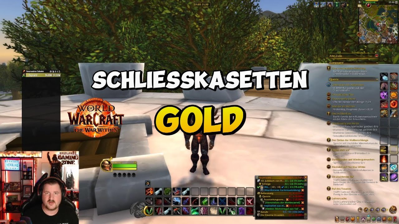 Gold mit Schliesskasetten World of Warcraft #worldofwarcraft #blizzard
