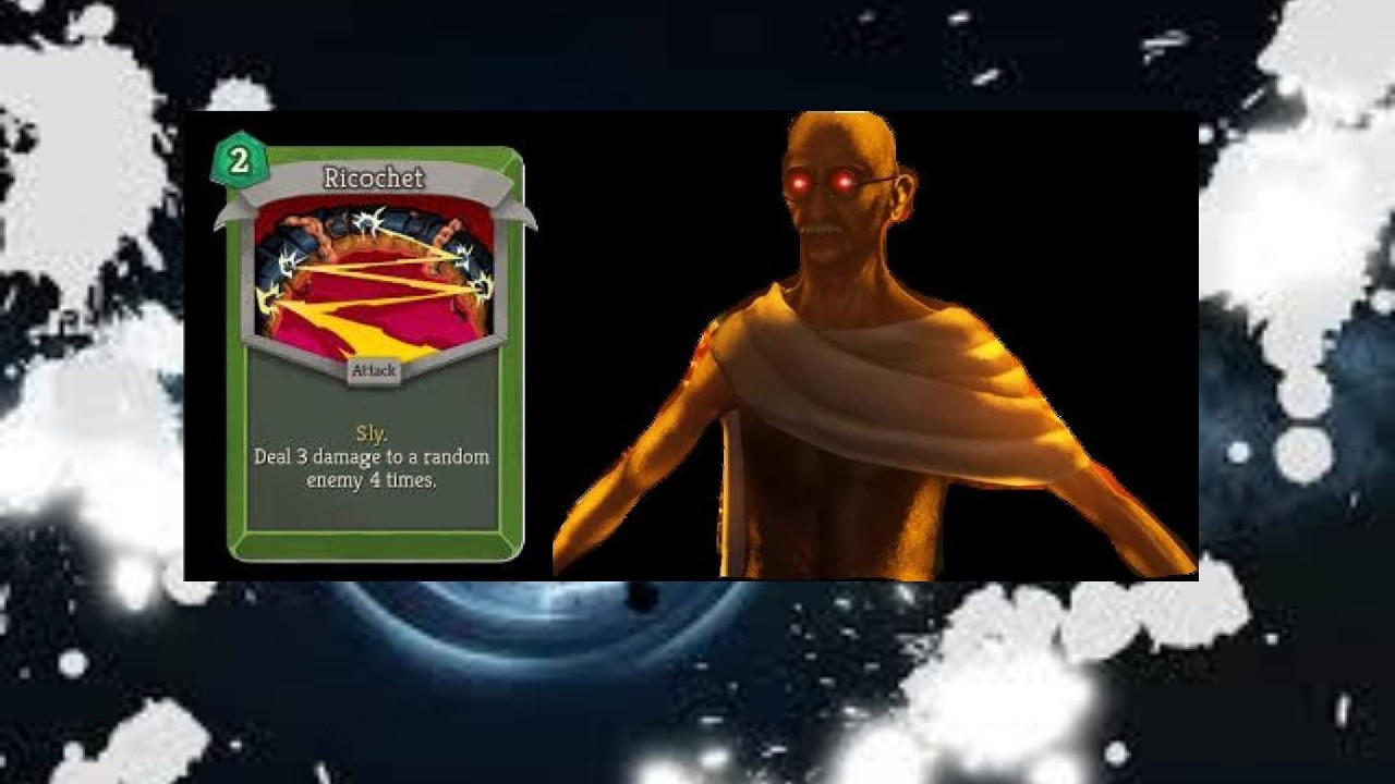 I juggle my cards and enemies die