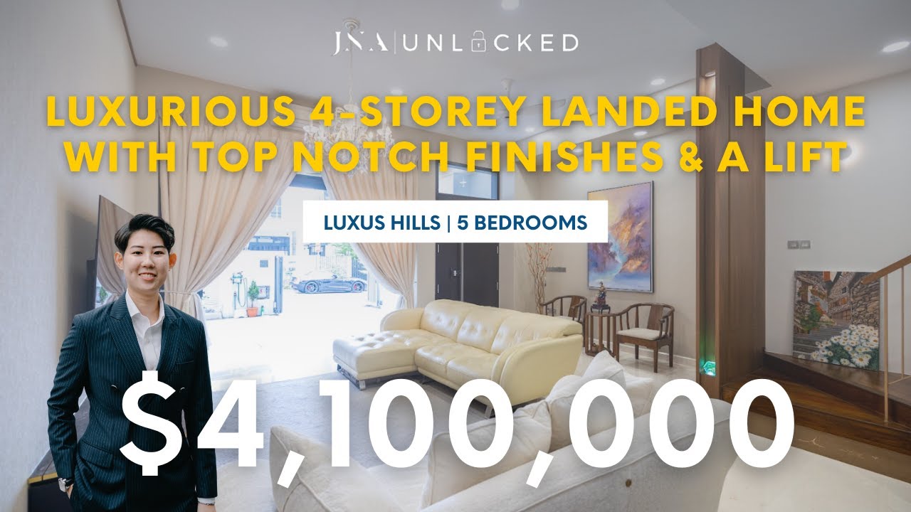 Luxus Hills | District 28 | Inside a 4-storey luxurious landed home with top-notched finishes!