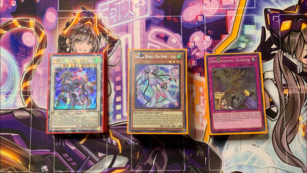 Yugioh Virtual world punk deck profile post may 2022 ban list!