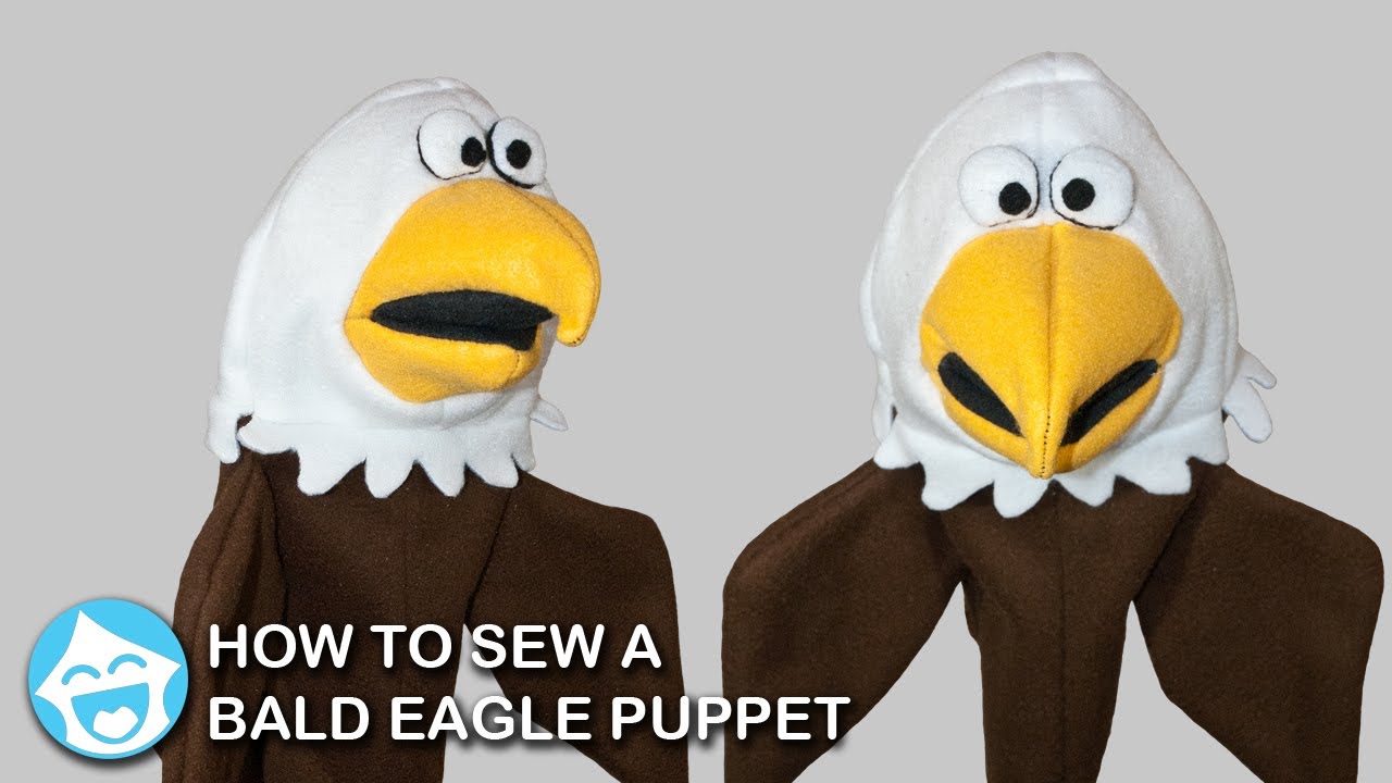 How to Sew a Bald Eagle Puppet