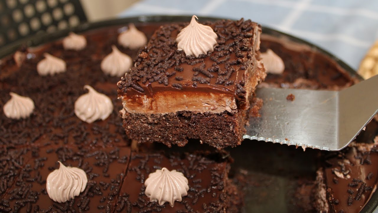 Πάστα ταψιού Σοκολατίνα - Πάστα Σεράνο -