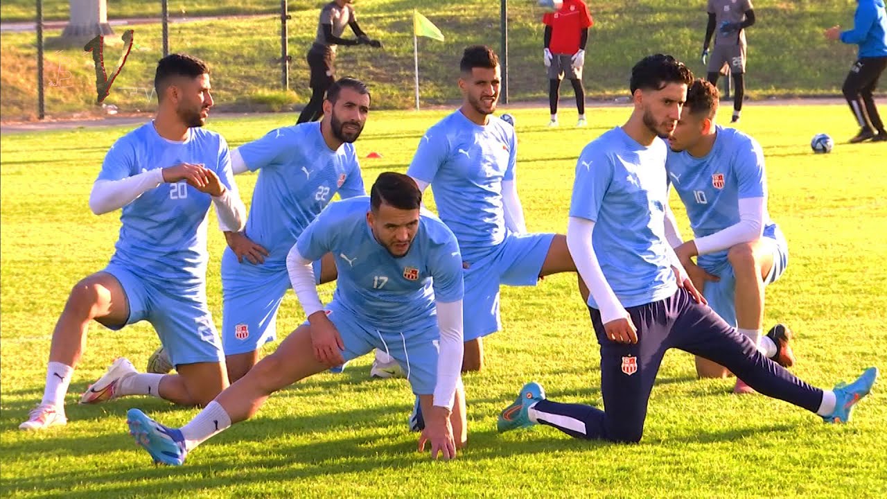 تدريبات شباب بلوزداد لنهار اليوم بملحق ملعب نيلسون مانديلا 🏟️