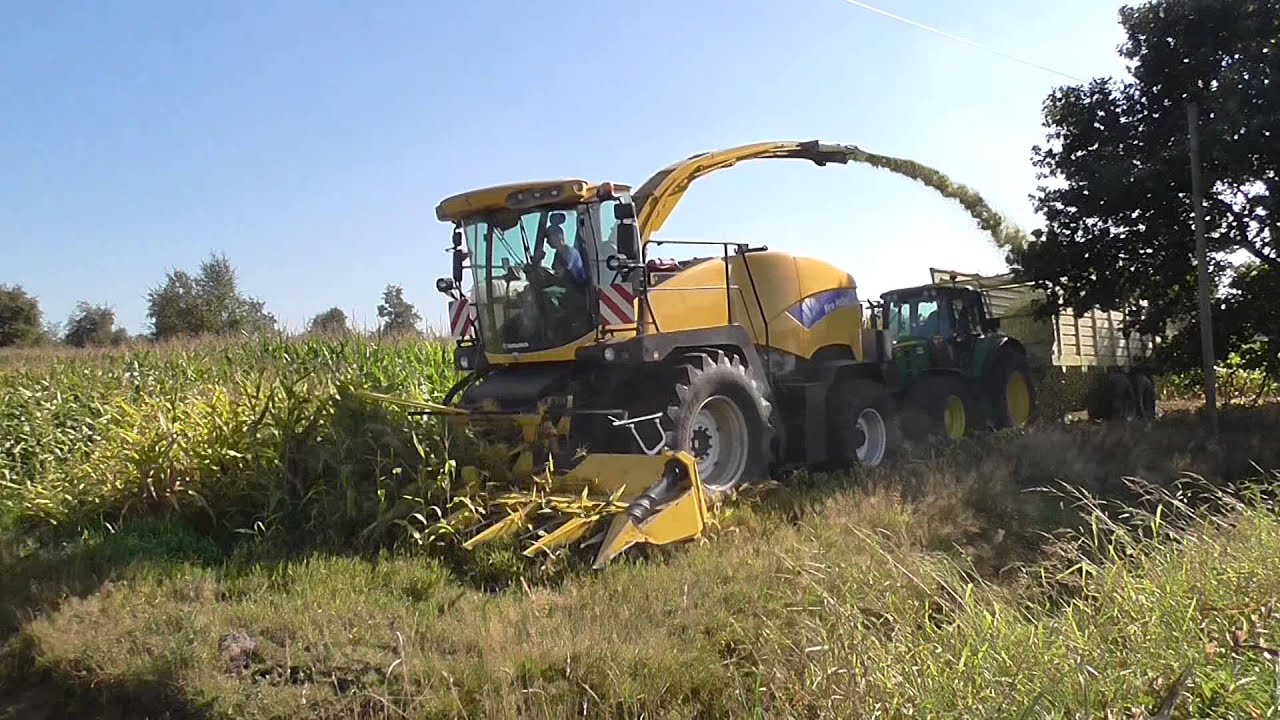 Maisernte 2014 Die Saison hat begonnen | New Holland | Biogasanlage (Sound!!!)