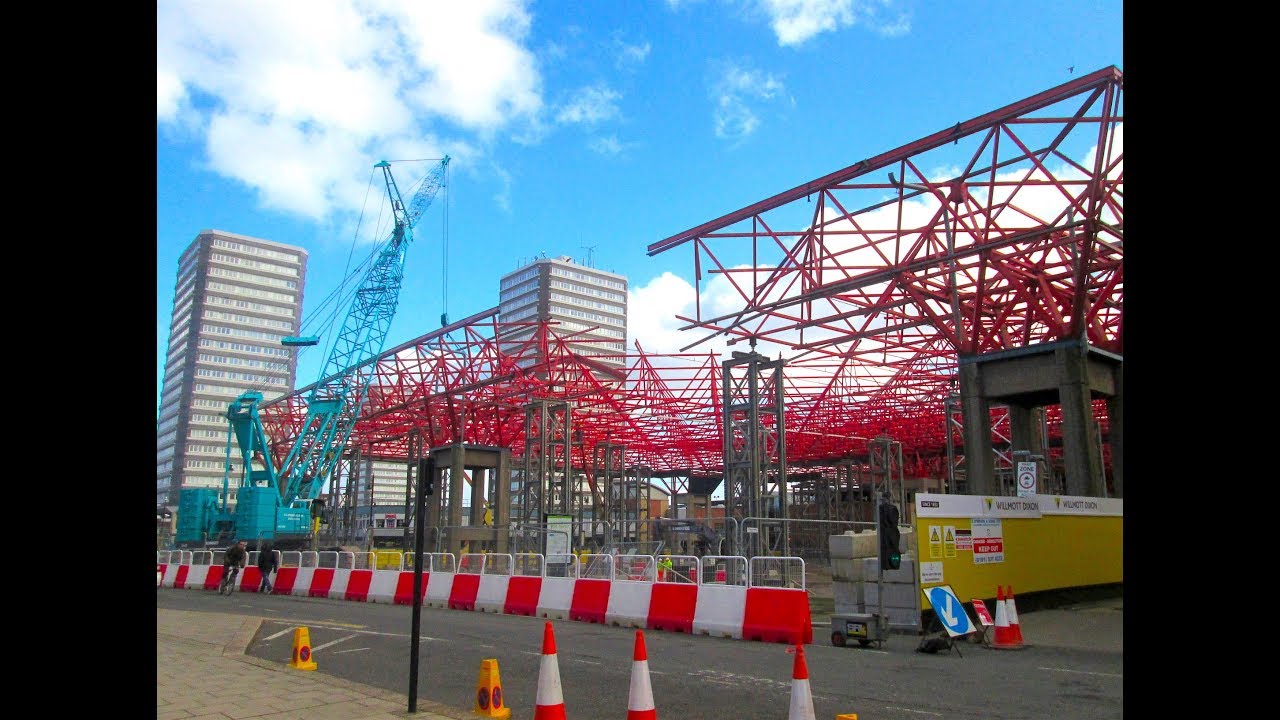 Crowtree Leisure Centre, Sunderland UK, Demolition