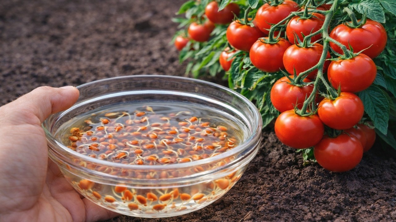 I do THIS before sowing tomatoes and I have a record harvest