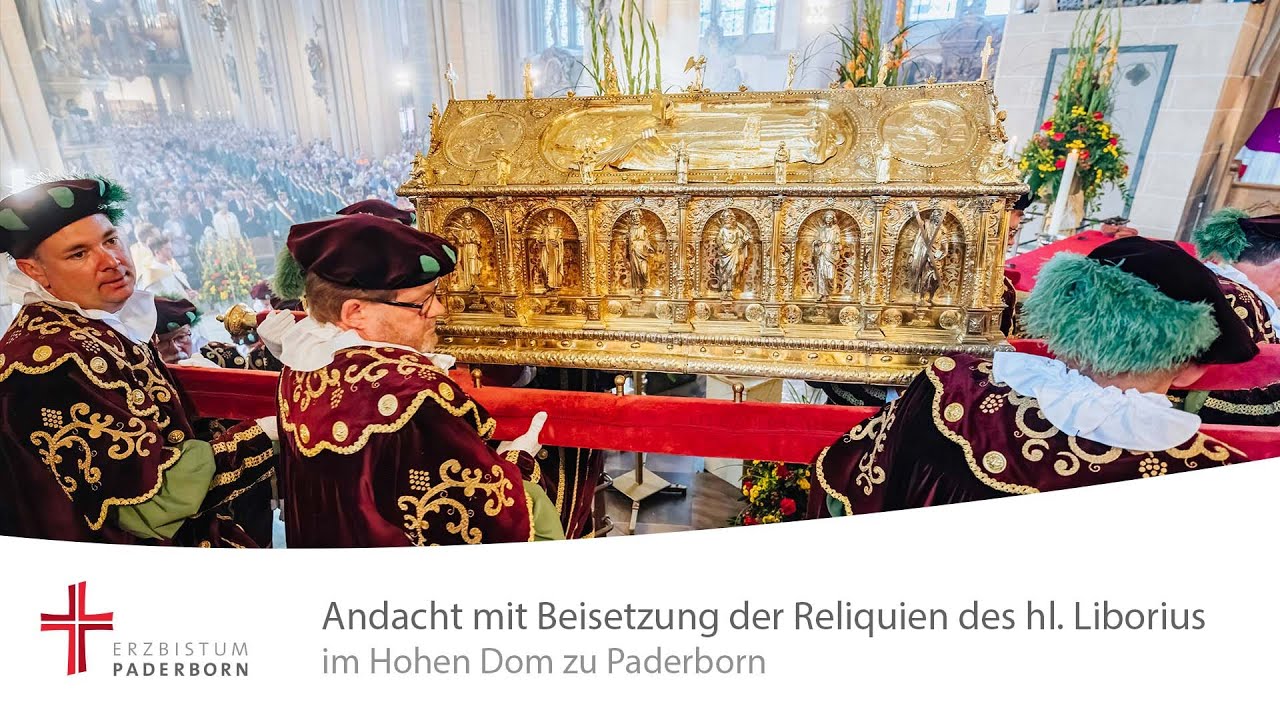 Andacht mit Beisetzung der Reliquien des heiligen Liborius