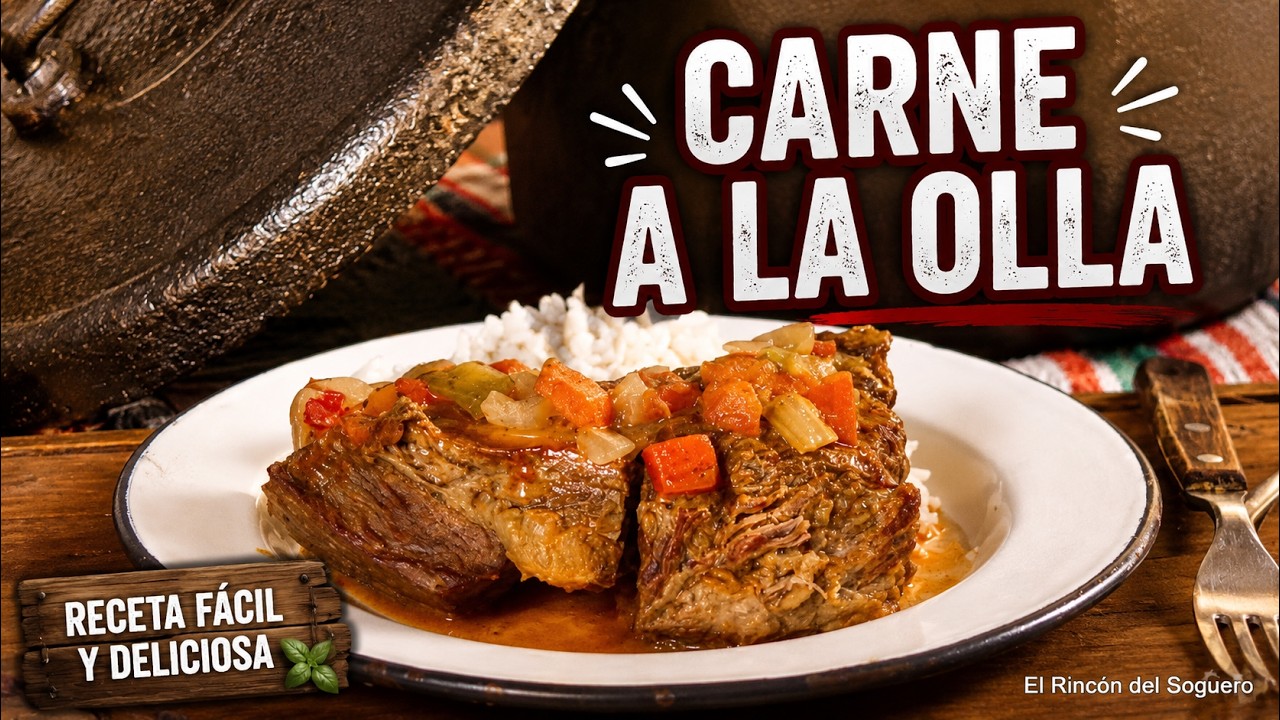 Preparando Carne a la Olla en mi Cocina a Leña: Receta Fácil y Deliciosa | El Rincón del Soguero