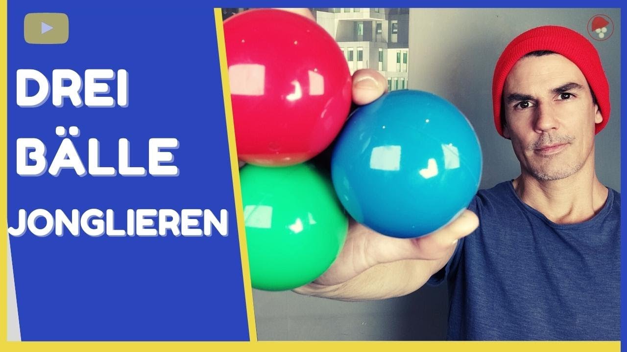 Jonglieren mit 3 Bällen | Die Kaskade | 3 Ball Jonglage Tutorial
