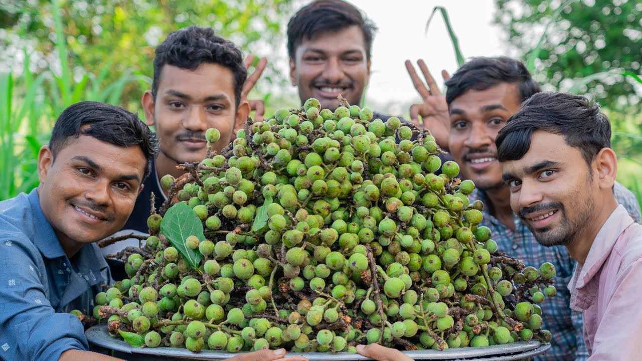CLUSTER FIG | Umra Nu Shaak | Healthy Cluster Fig Recipe  | Gular Recipe | Village Rasoi