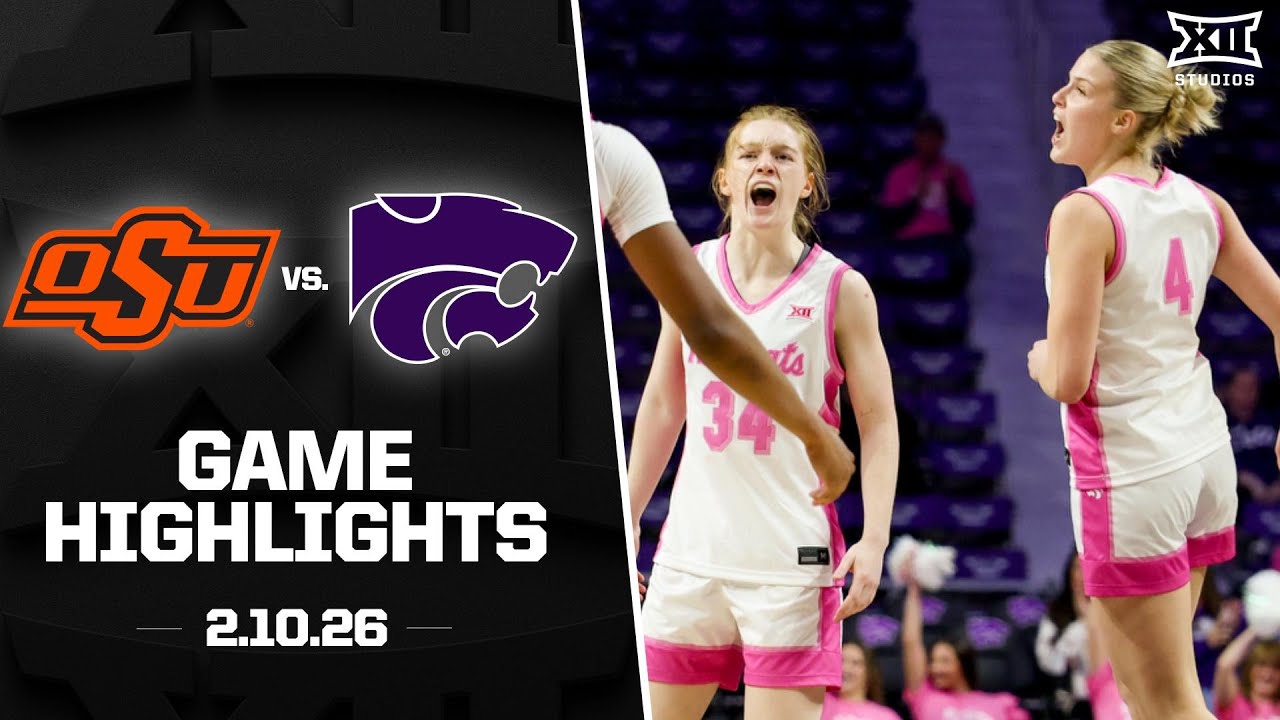 Oklahoma State vs. Kansas State Game Highlights | 2025-26 Big 12 Women’s Basketball