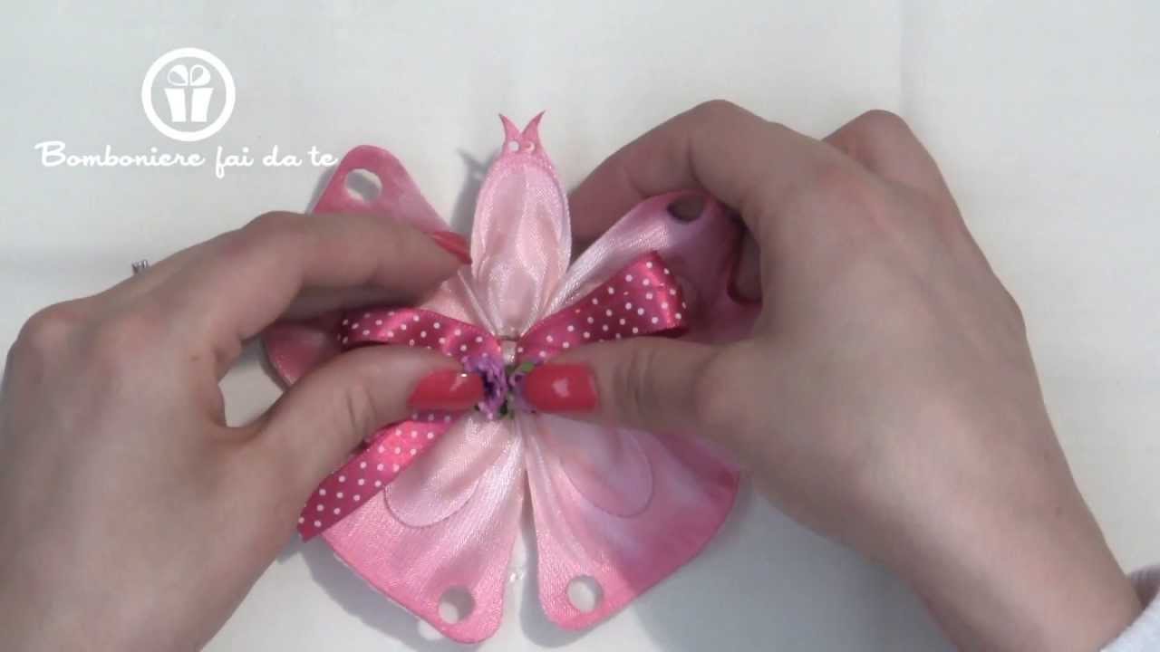 Portaconfetti Farfalla:crea le tue bomboniere www.bombonierefaidate.it