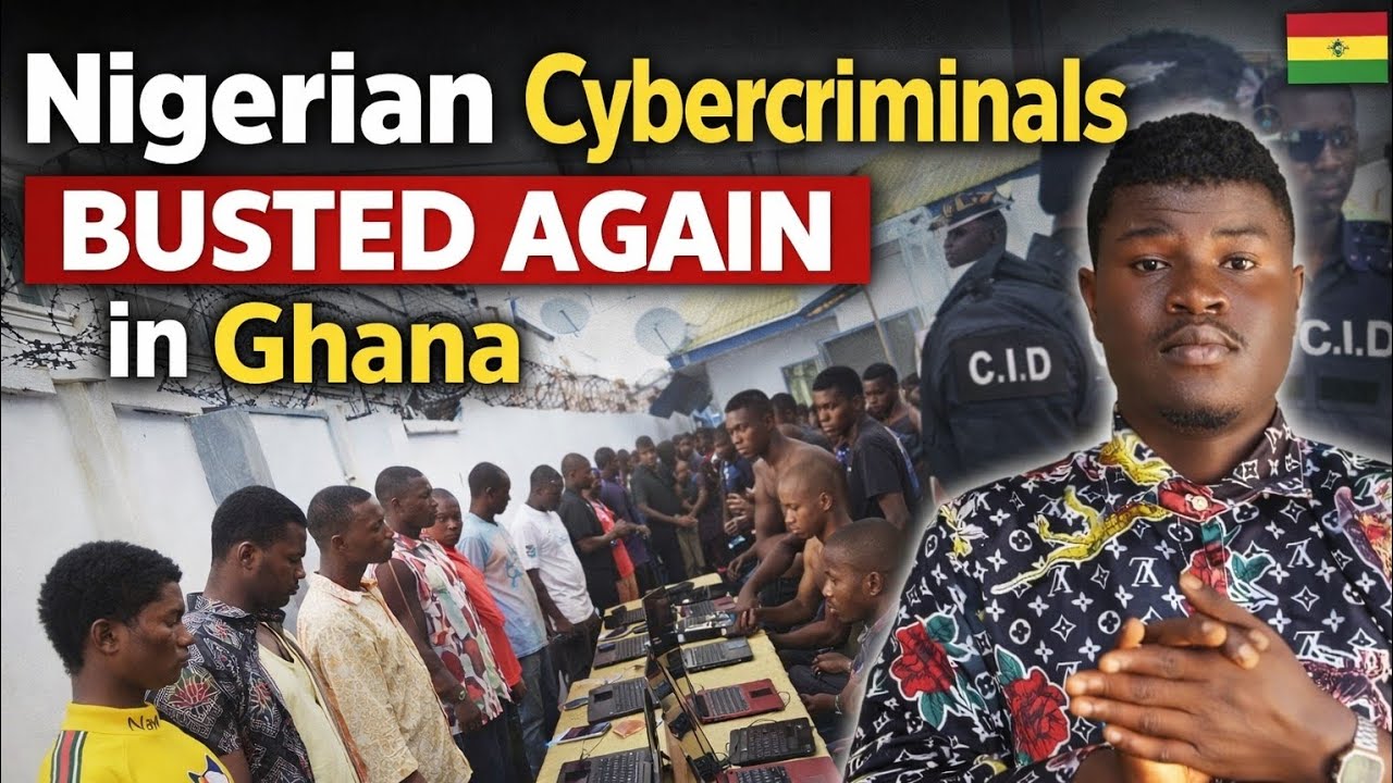Top Nigerian Cyber Fraudsters Arrested Again By Ghana Cyber Cecurity. 