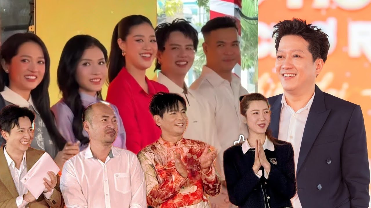 Trường Giang dẫn dàn nghệ sĩ Tiến Luật, Ngô Kiến Huy, Thúy Ngân, Lâm Hùng, Khả Như, Duy Khánh. đi bv