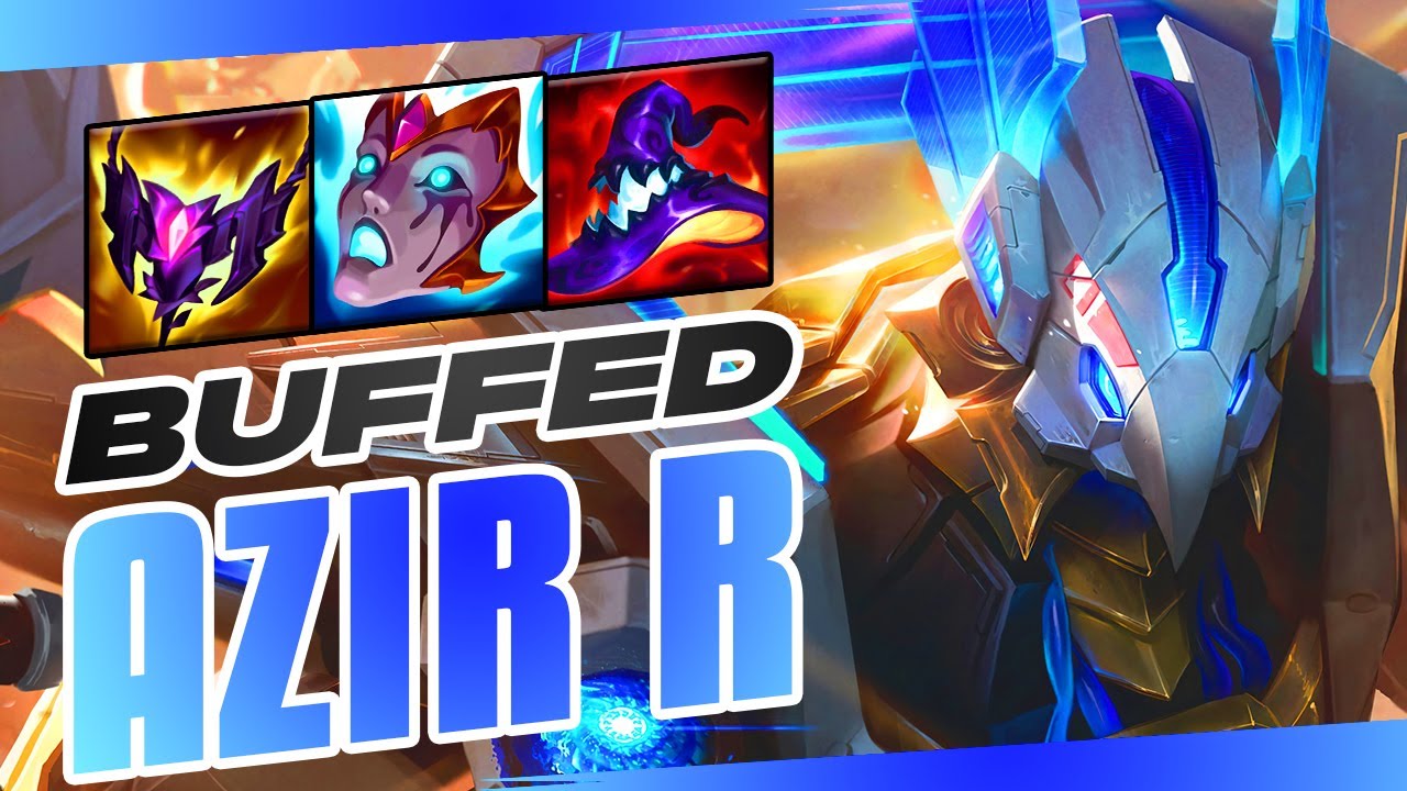 WHO BUFFED AZIRS ULTIMATE? | AZIR MID GAMEPLAY | Patch 13.4