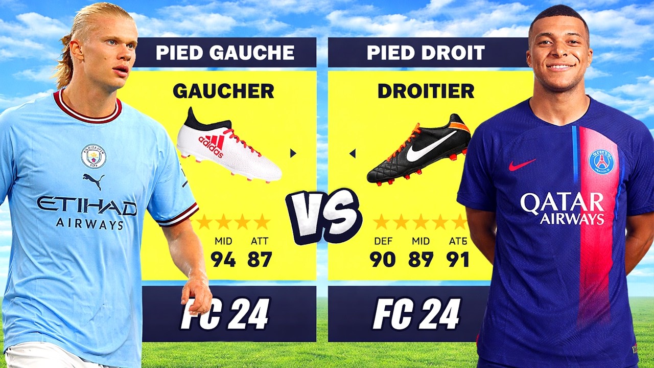 DROITIER vs. GAUCHER... sur FC24 ! 👟 (Énorme surprise des Droitier)