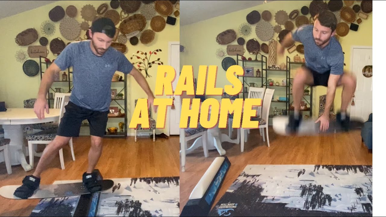 How to Practice Snowboard Rails at Home : Snowboard Addiction