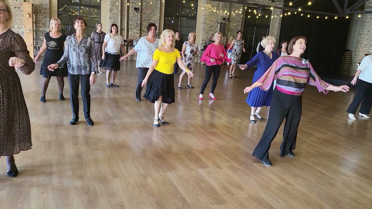 Line dance Latvia. Siempre Siempre (Always Always) hor. Dzintra Rozite