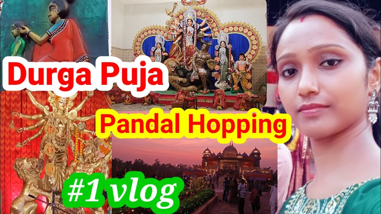 Durga Puja || Vlog #1 || Pandal Hopping || Souri Sen