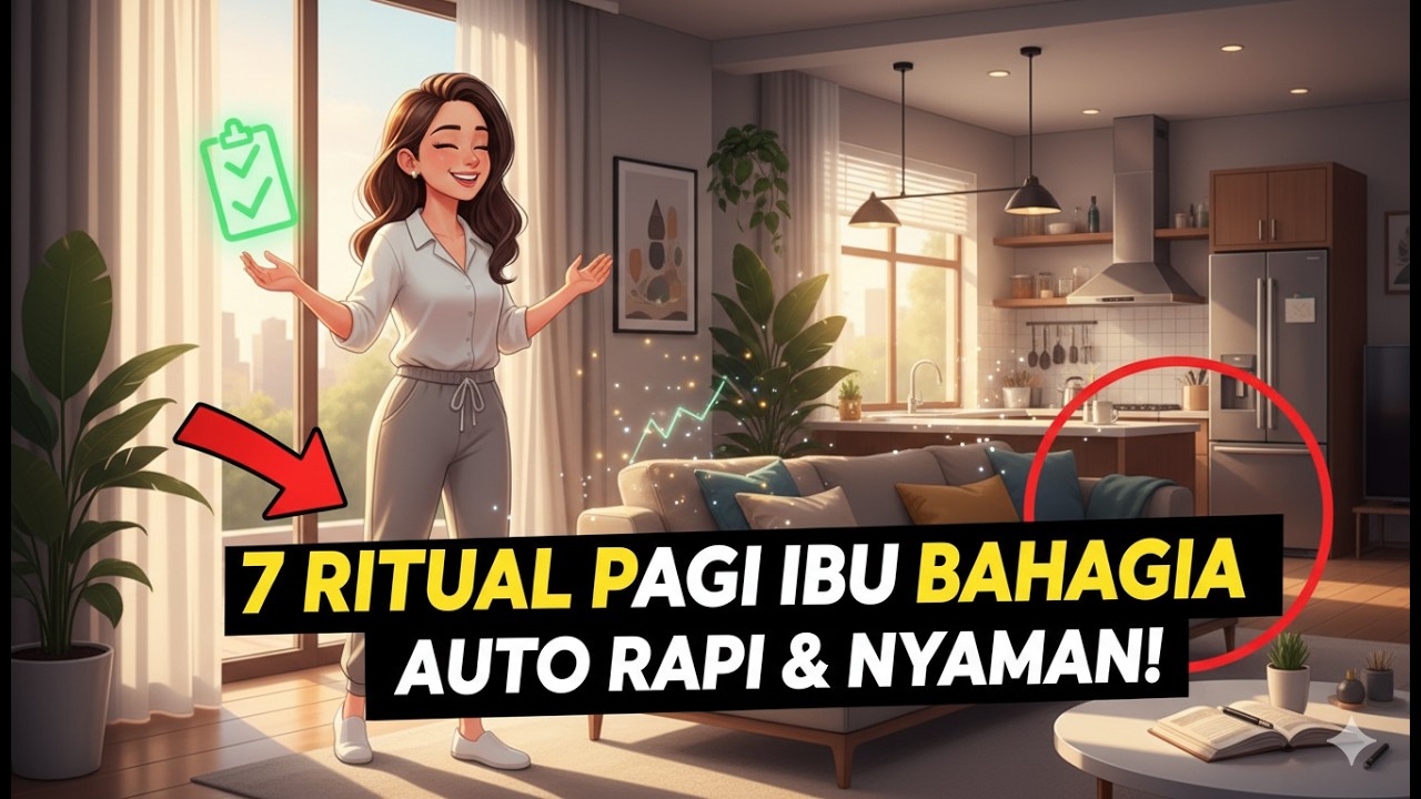 7 Ritual Pagi Ibu Ibu Bahagia, Sebelum Beraktifitas Dirumah, Rumah Rapi Bersih Nyaman