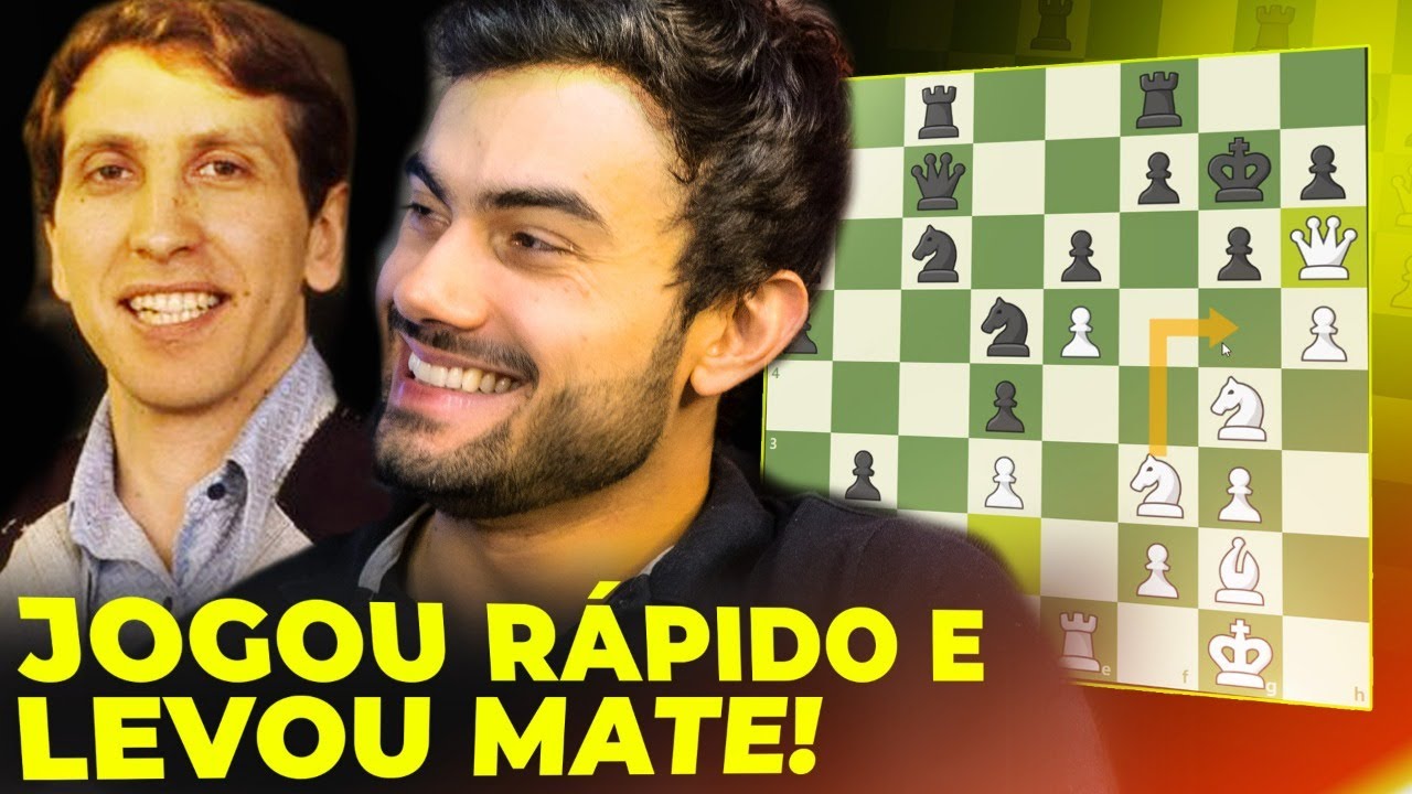 Bobby Fischer ajudando a fazer mais vítimas! Desafio Rapidchess Bobby Fischer ( Ep151 )