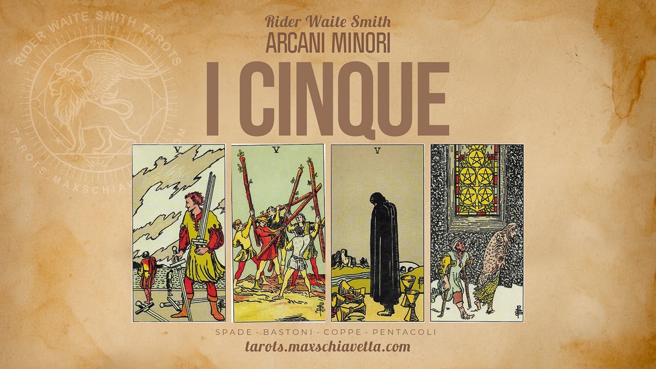 Tutti i CINQUE spiegati - Tarocchi Rider-Waite-Smith