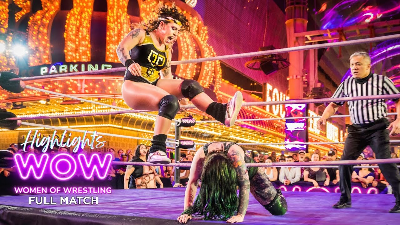 Gloria Glitter (w/ Top Tier) vs Fury (Monsters & Metal) | Highlights | WOW - Women Of Wrestling