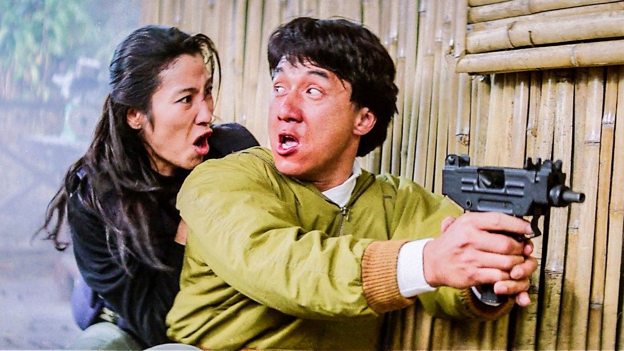 Michelle Yeoh & Jackie Chan CRAZIEST STUNTS from Police Story 3 🌀 4K